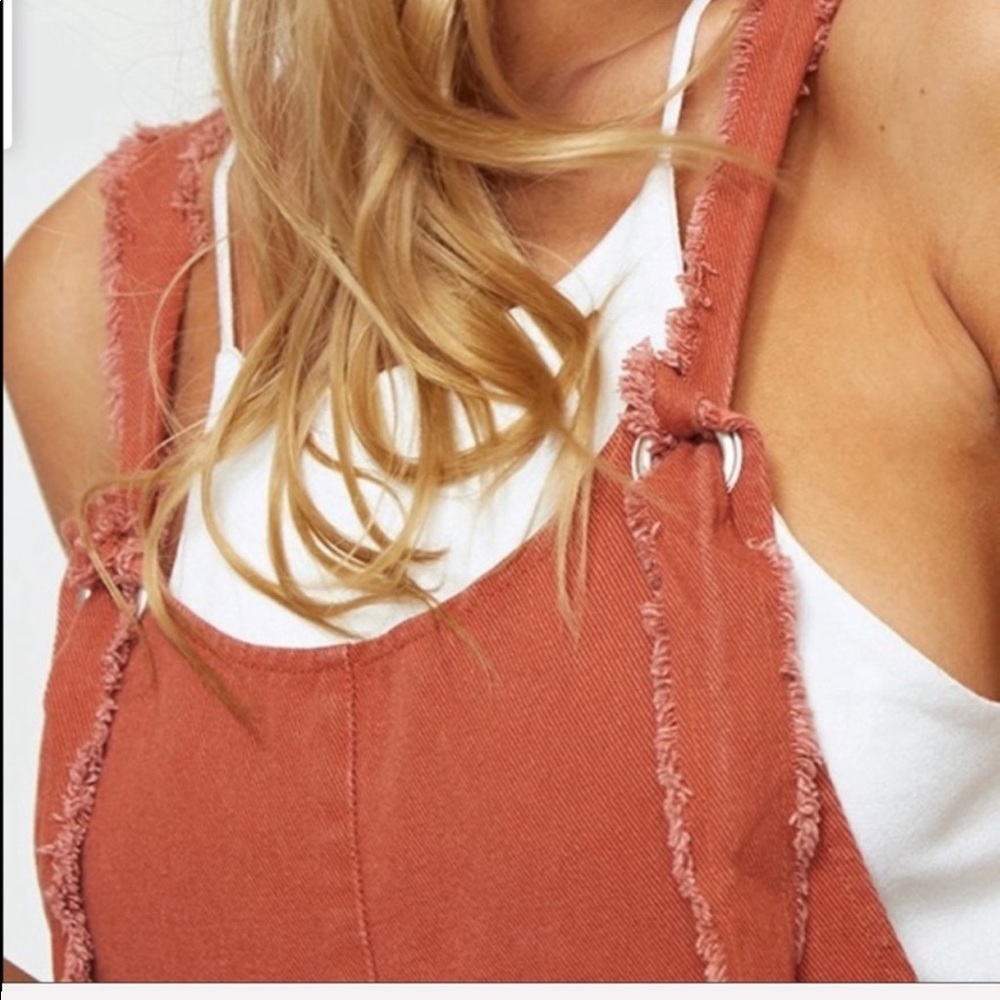 Brynns Rusty Fringe Overalls - Picture 4 of 5